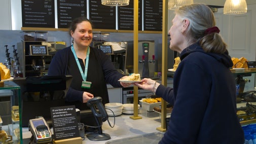 The Audit Room café at Petworth, West Sussex